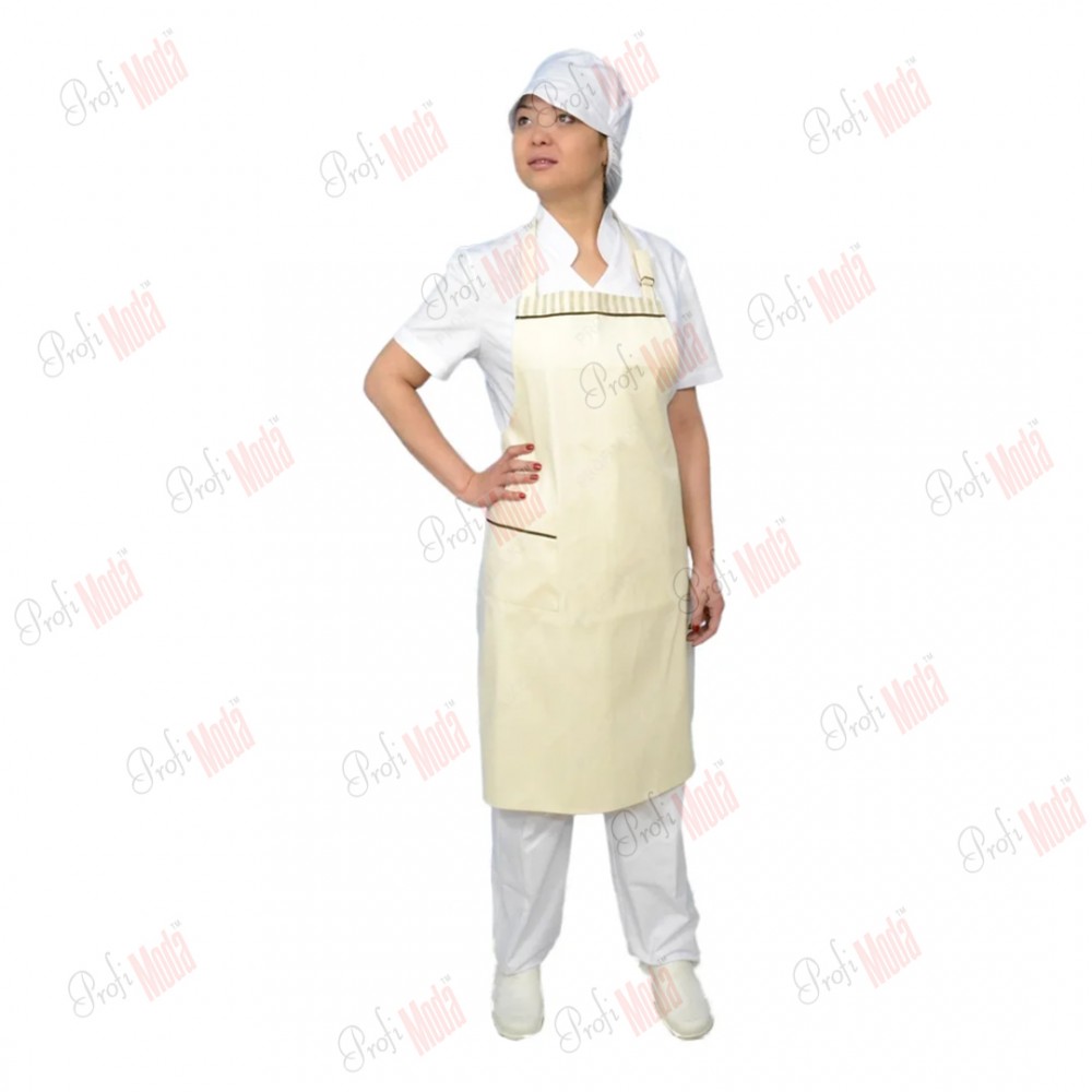 The cook's overalls